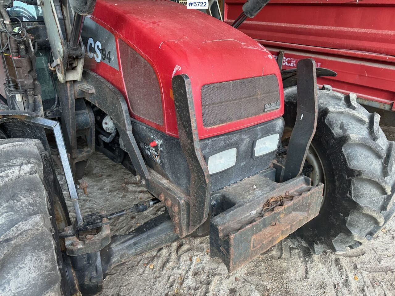 Farm tractor 2002 Case CS94A 4x4 w/ Quicke front loader. 3550 hours.: picture 12
