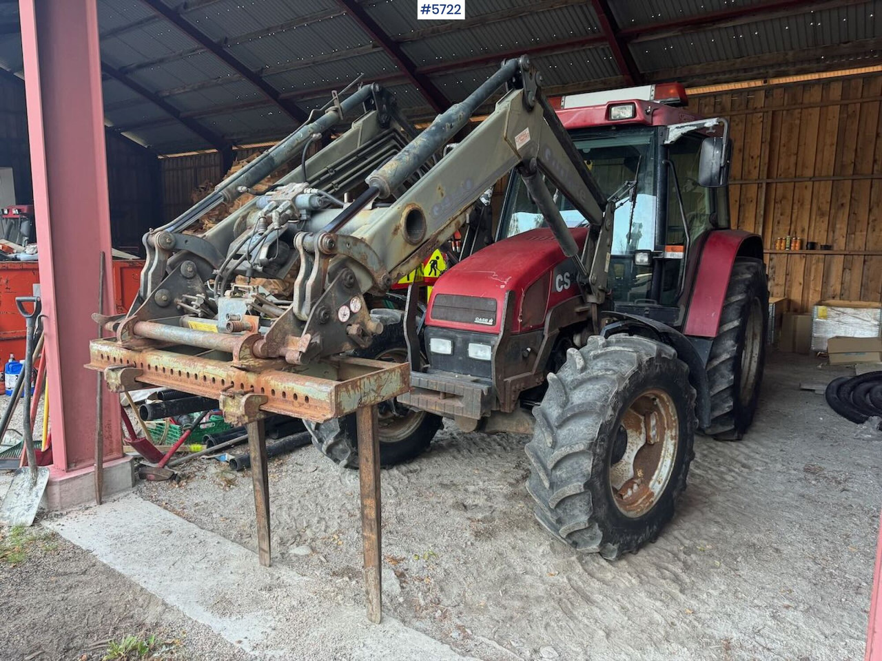 Farm tractor 2002 Case CS94A 4x4 w/ Quicke front loader. 3550 hours.: picture 9