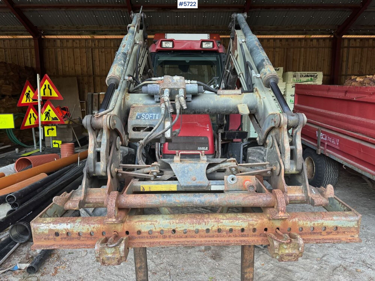 Farm tractor 2002 Case CS94A 4x4 w/ Quicke front loader. 3550 hours.: picture 10
