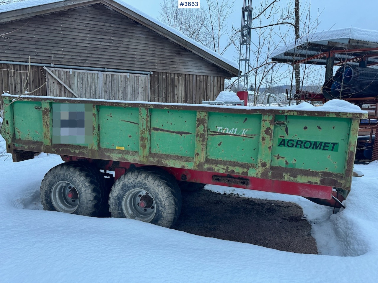 2006 Agromet T-041 Tipper trailer. - Farm tipping trailer/ Dumper: picture 1 2006 Agromet T-041 Tipper trailer. - Farm tipping trailer/ Dumper: picture 1