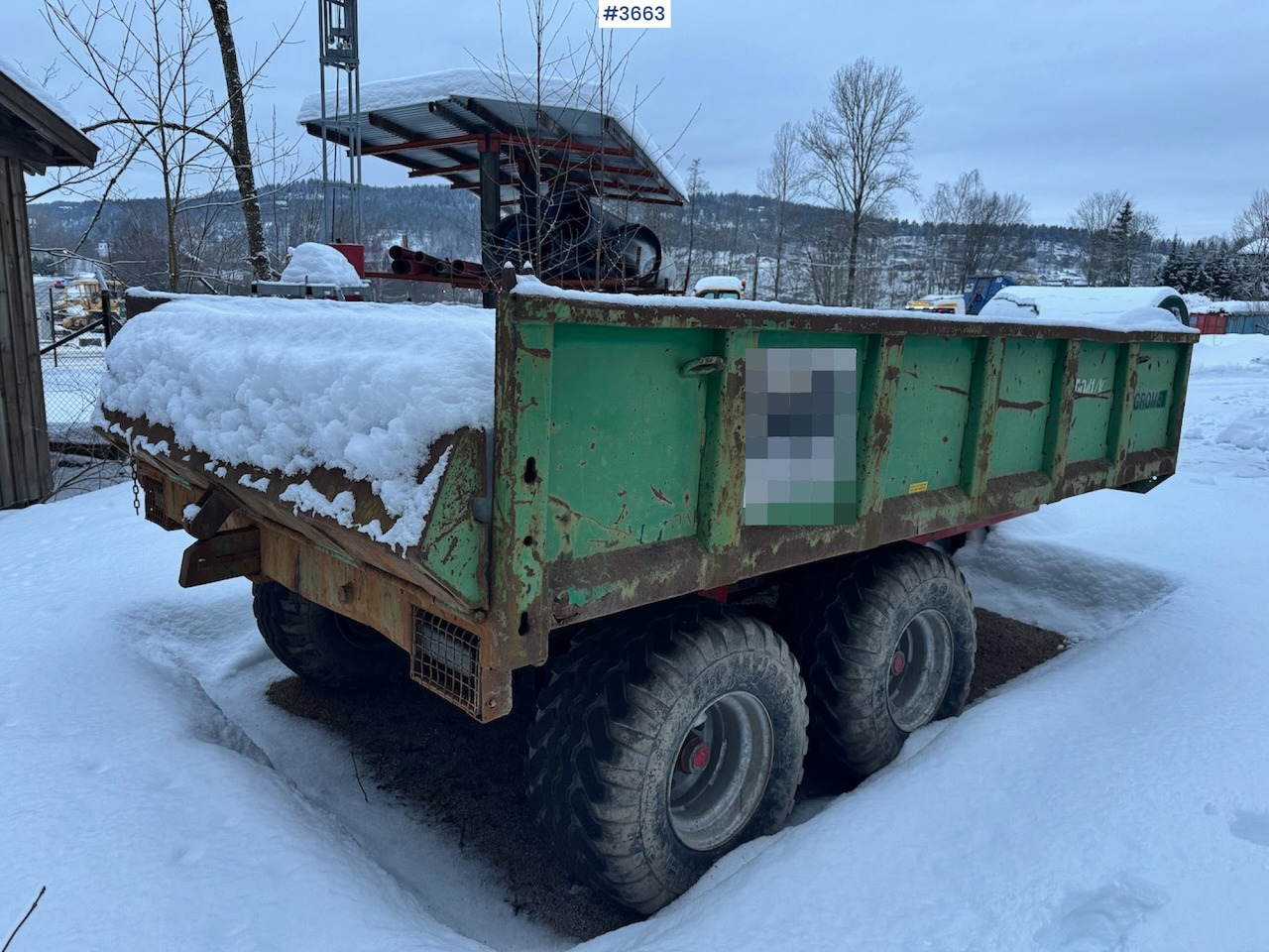 2006 Agromet T-041 Tipper trailer. - Farm tipping trailer/ Dumper: picture 3 2006 Agromet T-041 Tipper trailer. - Farm tipping trailer/ Dumper: picture 3