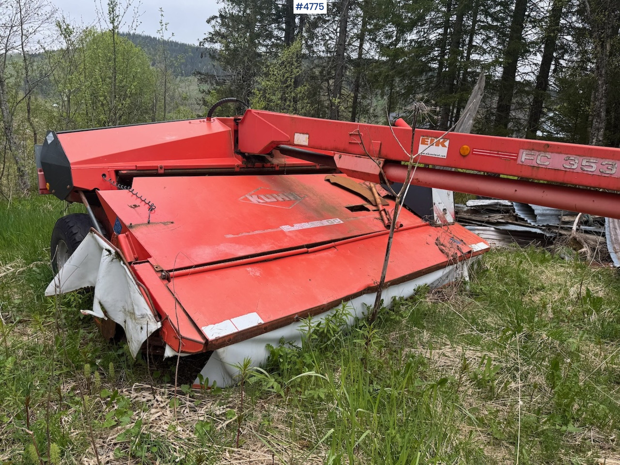 2007 Kuhn FC353GC mower - Hay and forage equipment: picture 5 2007 Kuhn FC353GC mower - Hay and forage equipment: picture 5