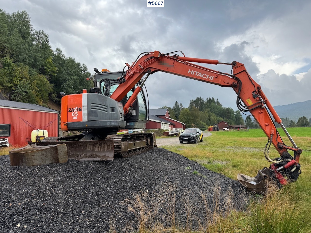 2011 Hitachi ZX 85 US-3 w/rotor tilt and buckets - Excavator: picture 4 2011 Hitachi ZX 85 US-3 w/rotor tilt and buckets - Excavator: picture 4