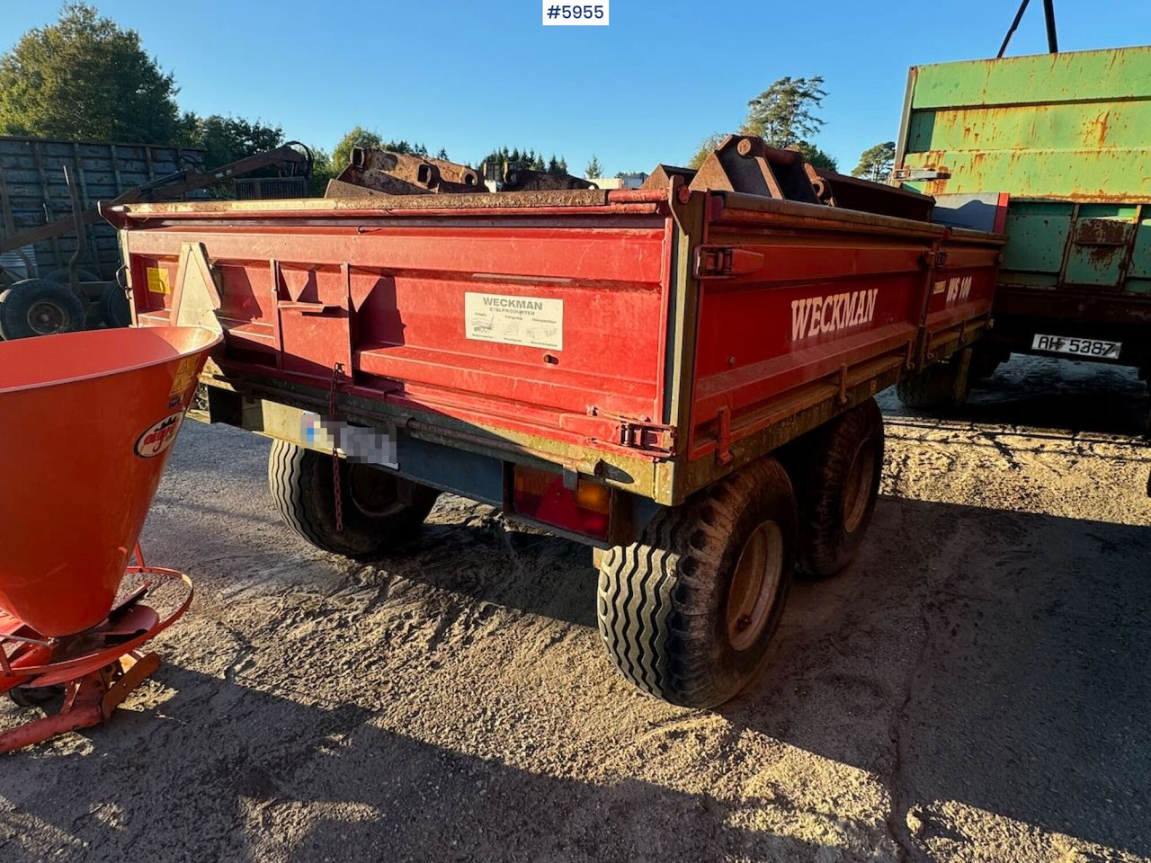 2011 Weckman WS100 - Farm trailer: picture 5 2011 Weckman WS100 - Farm trailer: picture 5