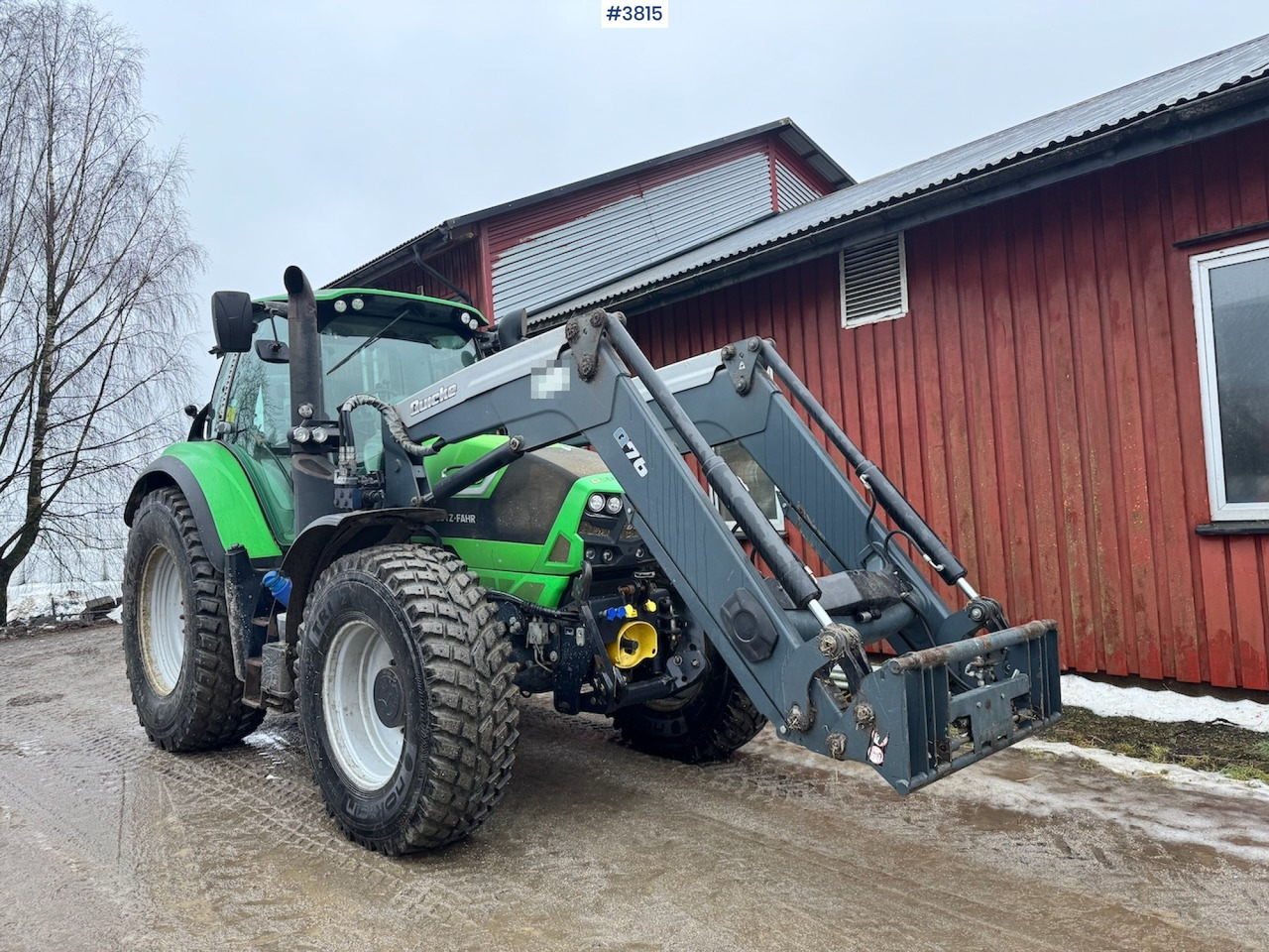 2015 Deutz-fahr 6190 Agrotron w/ Front loader, Front PTO and 2 sets of tires. - Farm tractor: picture 1 2015 Deutz-fahr 6190 Agrotron w/ Front loader, Front PTO and 2 sets of tires. - Farm tractor: picture 1