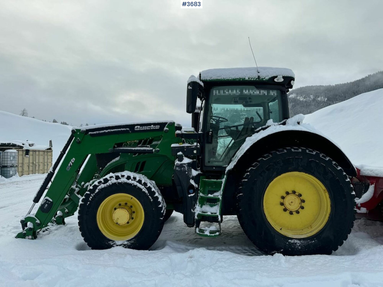 2016 John Deere 6175R 4x4 w/ front loader - Farm tractor: picture 3 2016 John Deere 6175R 4x4 w/ front loader - Farm tractor: picture 3