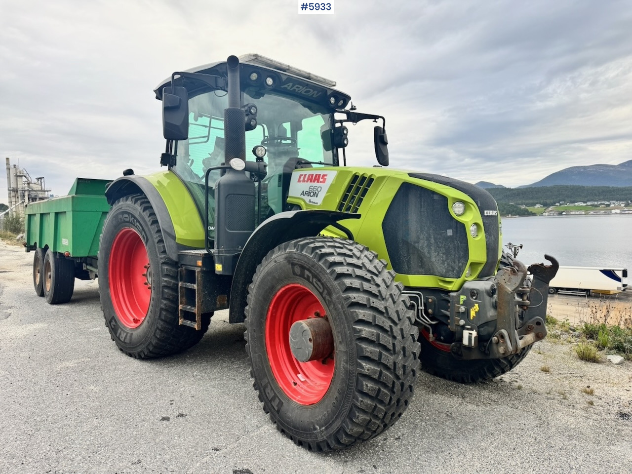 2019 Claas Arion 660 w/ Front hydraulics. on lease 2019 Claas Arion 660 w/ Front hydraulics.: picture 8
