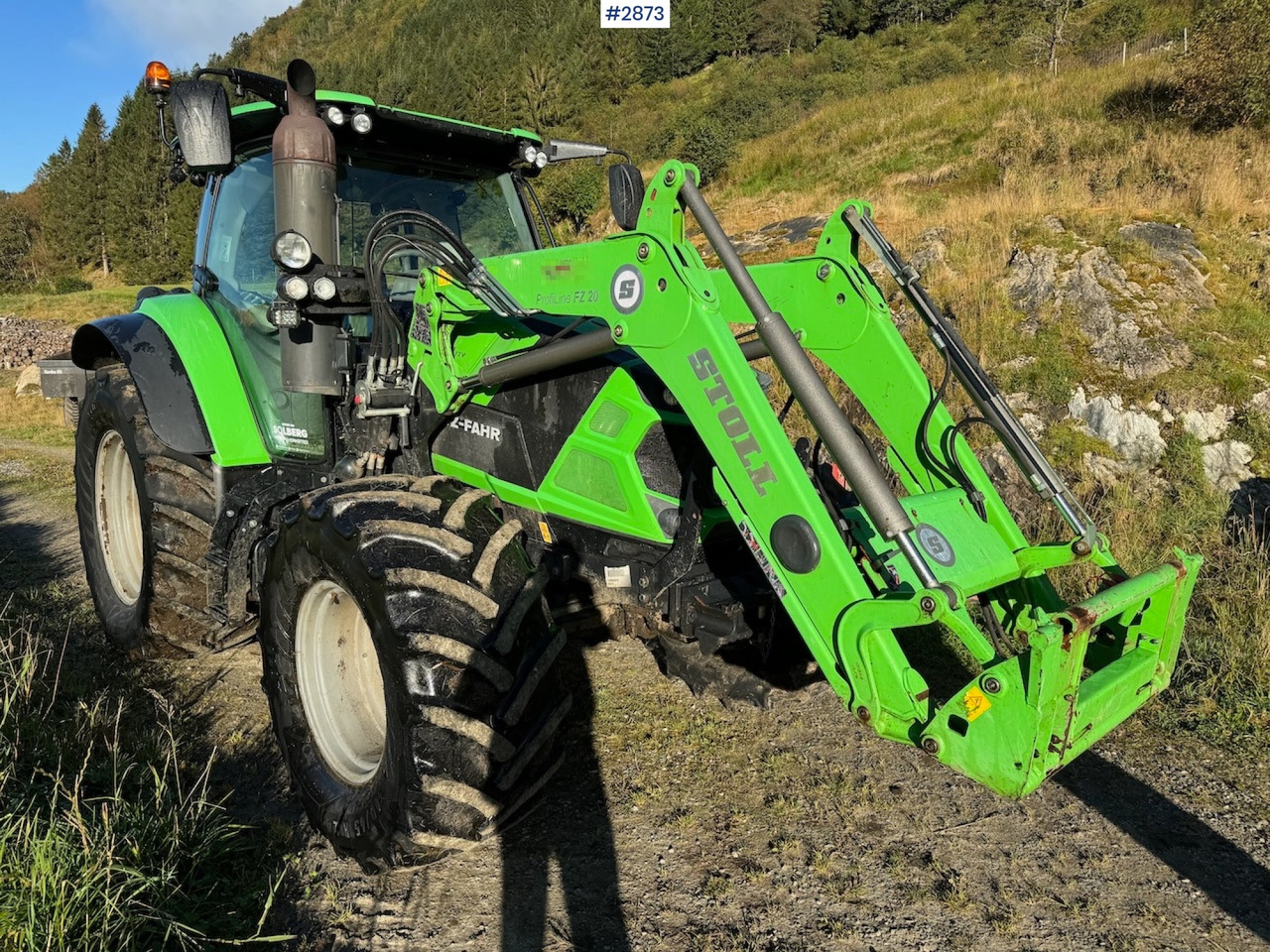 2019 Deutz-Fahr 6120 TV w/front loader and twin wheels - Farm tractor: picture 3 2019 Deutz-Fahr 6120 TV w/front loader and twin wheels - Farm tractor: picture 3