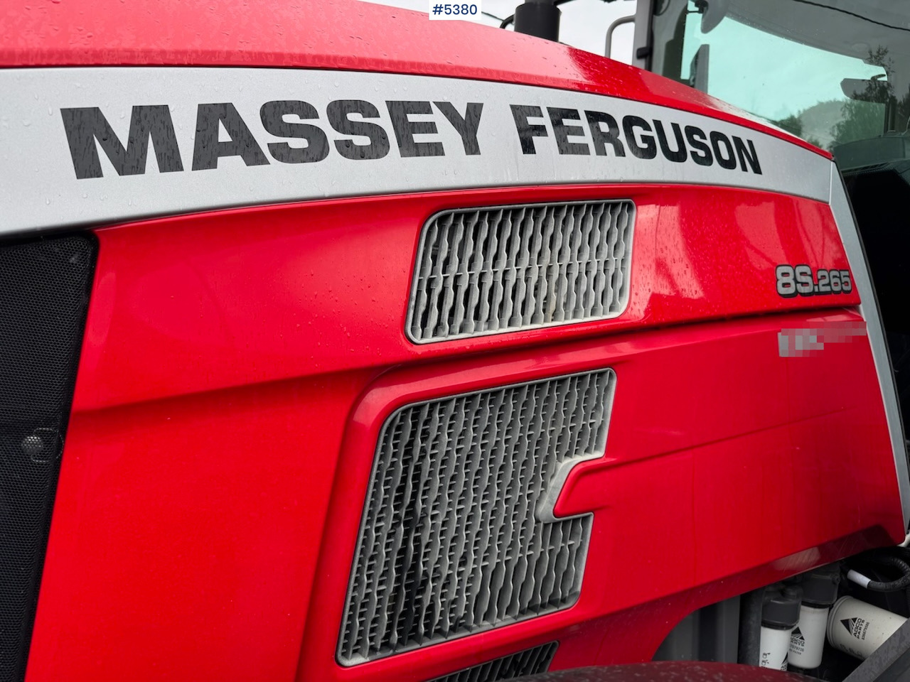 Farm tractor 2021 Massey Ferguson 8S.265 w/ front hydraulics and front PTO.: picture 14