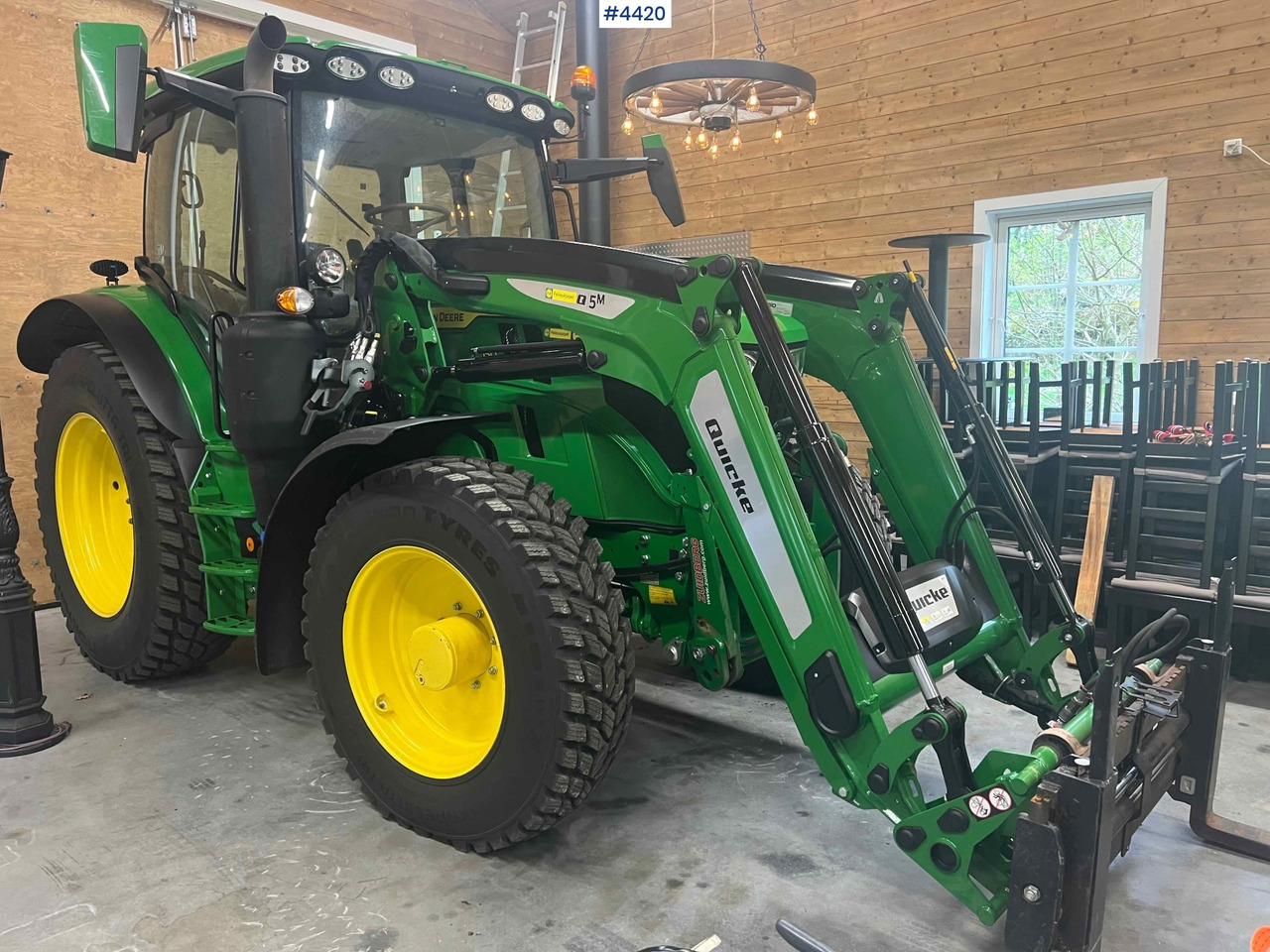 2024 John Deere 6150R w/ Quicke Front Loader & Bucket - Farm tractor: picture 4 2024 John Deere 6150R w/ Quicke Front Loader & Bucket - Farm tractor: picture 4