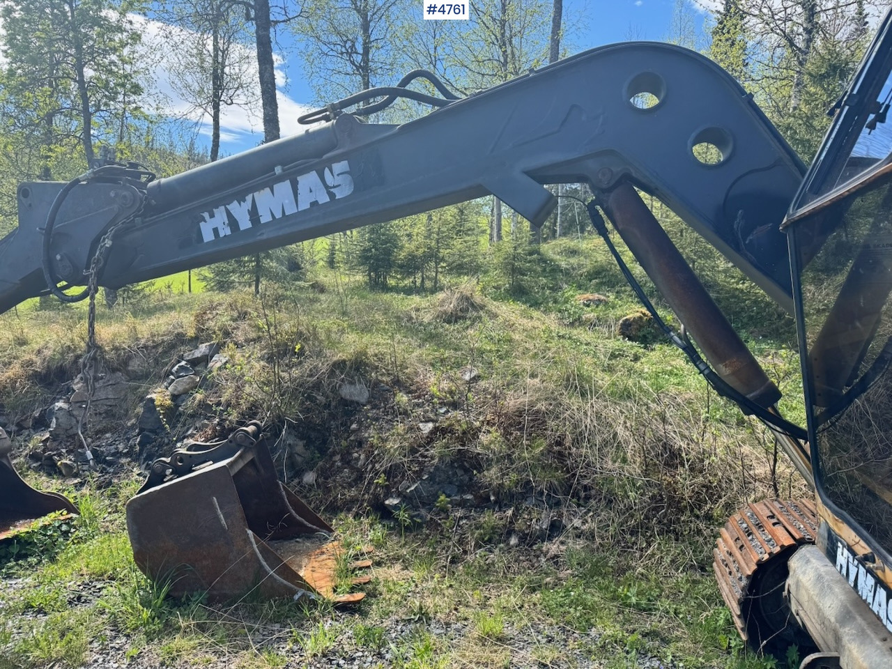 Excavator Circa 1990 Hymas 82R Crawler excavator w/ 2 buckets.: picture 9 Excavator Circa 1990 Hymas 82R Crawler excavator w/ 2 buckets.: picture 9