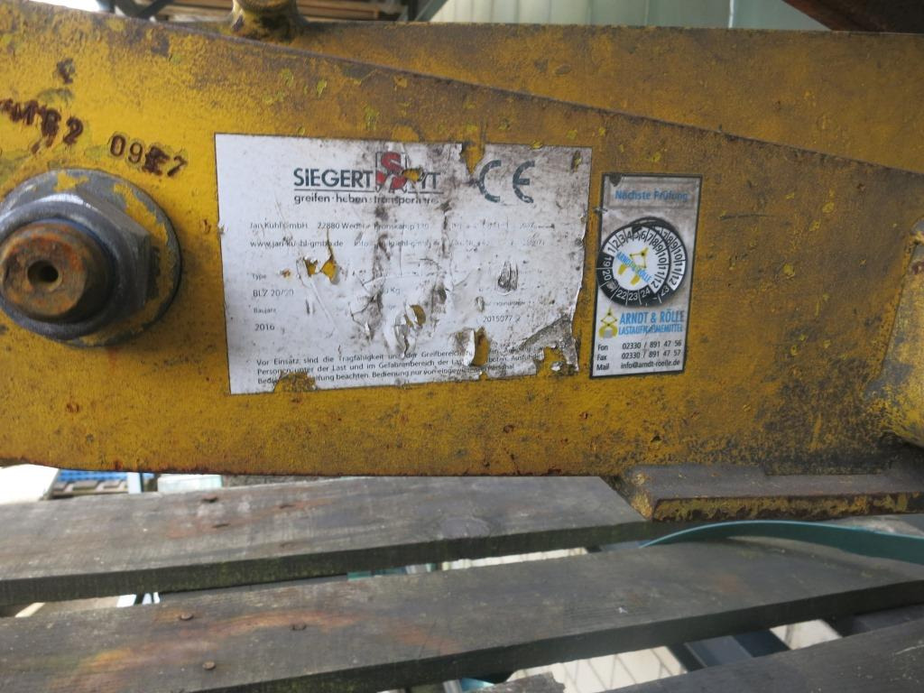 SIEGERT SHT BLZ 20-70 - Grapple: picture 3 SIEGERT SHT BLZ 20-70 - Grapple: picture 3