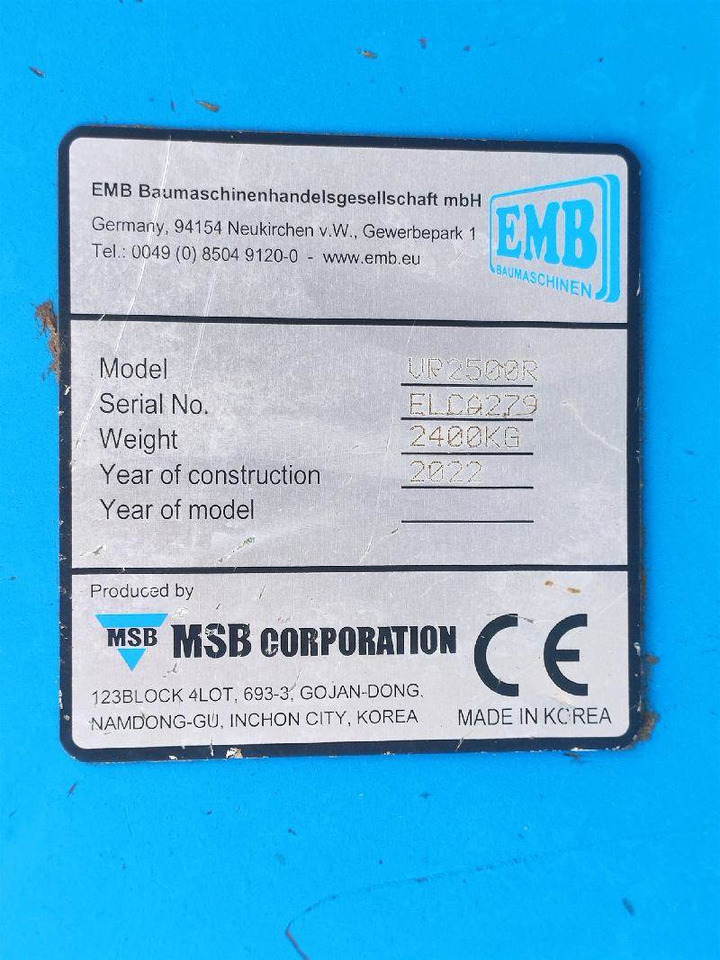 EMB VP2500R - Demolition shears: picture 3 EMB VP2500R - Demolition shears: picture 3