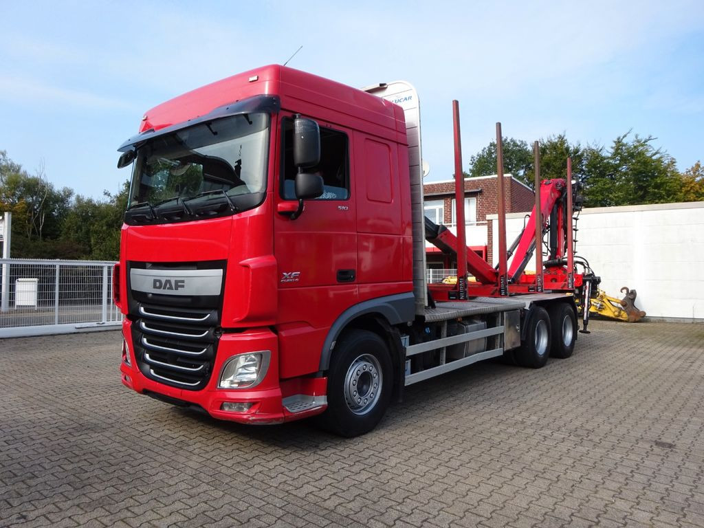 DAF XF 510 + EPSILON M120Z Holzheckladekran +Greifer - Timber truck, Crane truck: picture 5 DAF XF 510 + EPSILON M120Z Holzheckladekran +Greifer - Timber truck, Crane truck: picture 5