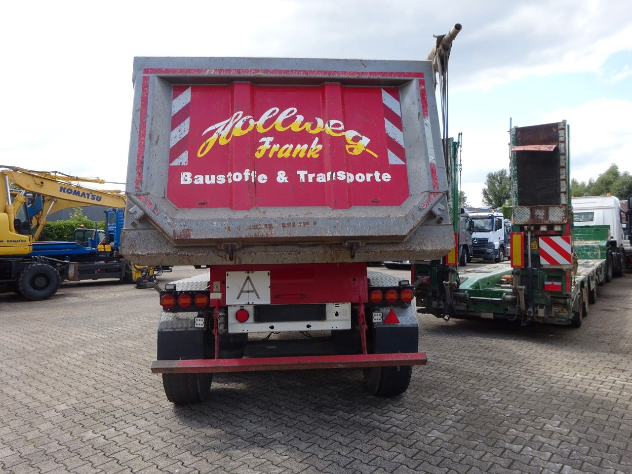 Langendorf Kippauflieger mit 3 Achsen Stahl - Tipper semi-trailer: picture 3 Langendorf Kippauflieger mit 3 Achsen Stahl - Tipper semi-trailer: picture 3