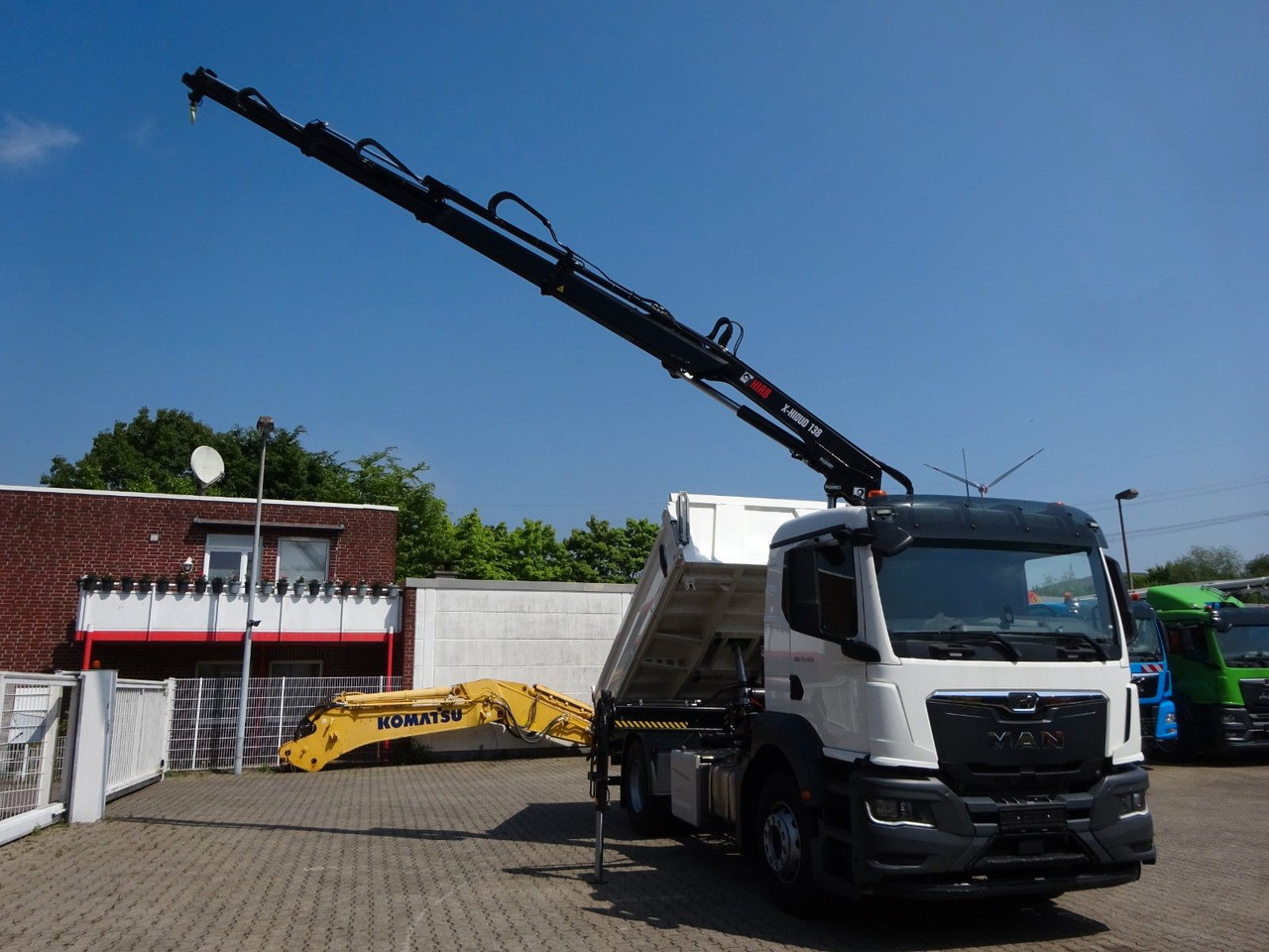 MAN 22.400 TGS + HIAB X-HIDUO 138 Kran - Tipper, Crane truck: picture 5 MAN 22.400 TGS + HIAB X-HIDUO 138 Kran - Tipper, Crane truck: picture 5