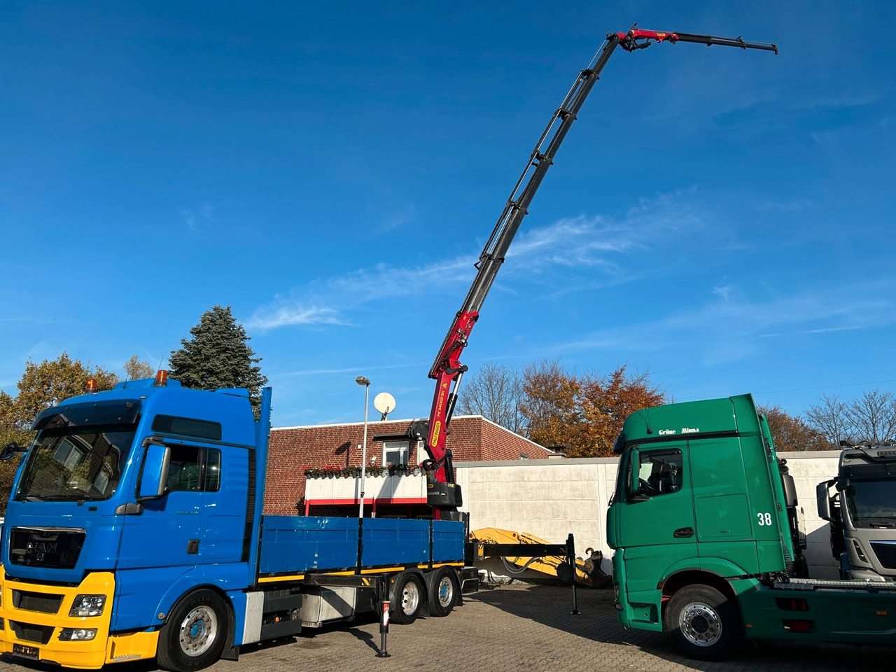 MAN 26.440 TGX Pritsche + PK 34002 + JIB Seilwinde - Crane truck: picture 2 MAN 26.440 TGX Pritsche + PK 34002 + JIB Seilwinde - Crane truck: picture 2