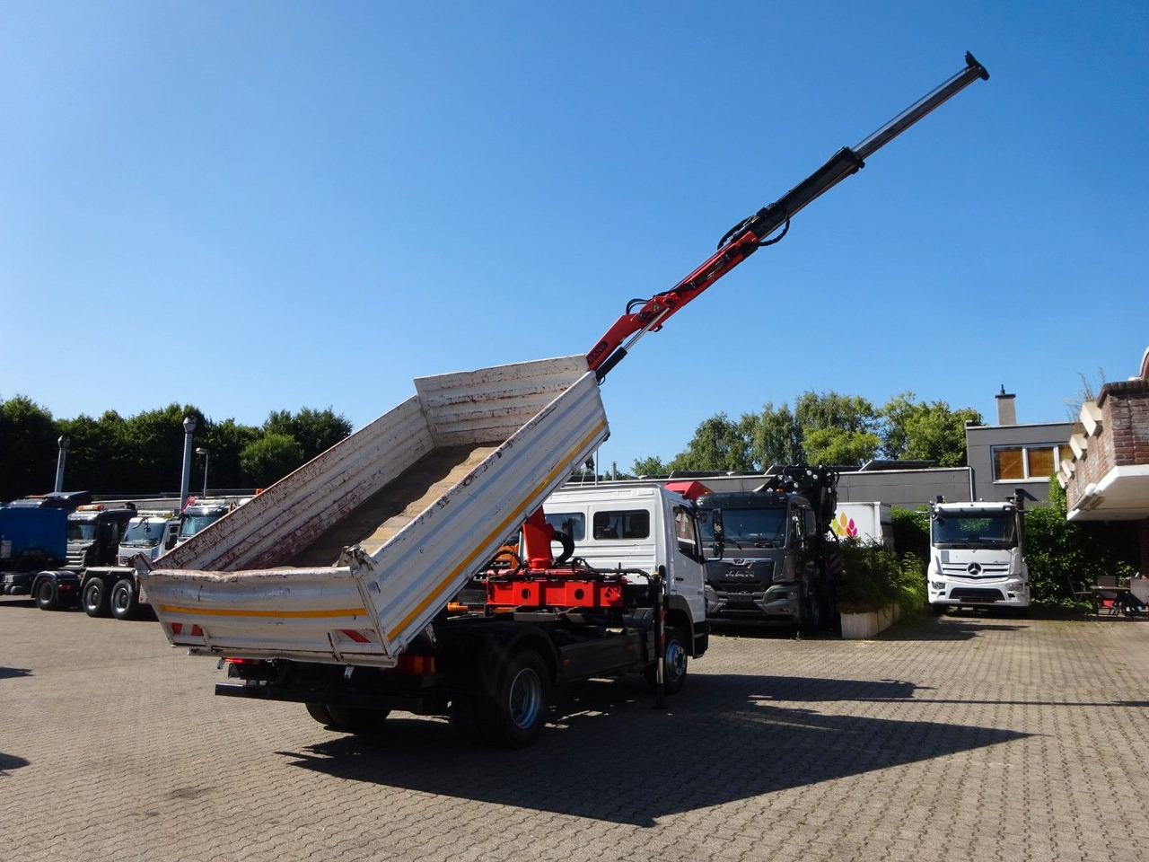 Mercedes-Benz 1224 Atego MEILLER 3Skipper + PK 8500 Kran - Tipper, Crane truck: picture 5 Mercedes-Benz 1224 Atego MEILLER 3Skipper + PK 8500 Kran - Tipper, Crane truck: picture 5