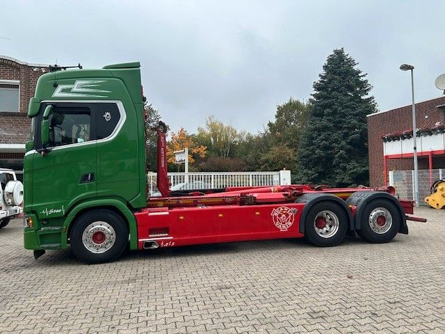 Scania S580 V8 MEILLER Abroller mit Lift+Lenkachse 6x2 - Hook lift truck: picture 5 Scania S580 V8 MEILLER Abroller mit Lift+Lenkachse 6x2 - Hook lift truck: picture 5
