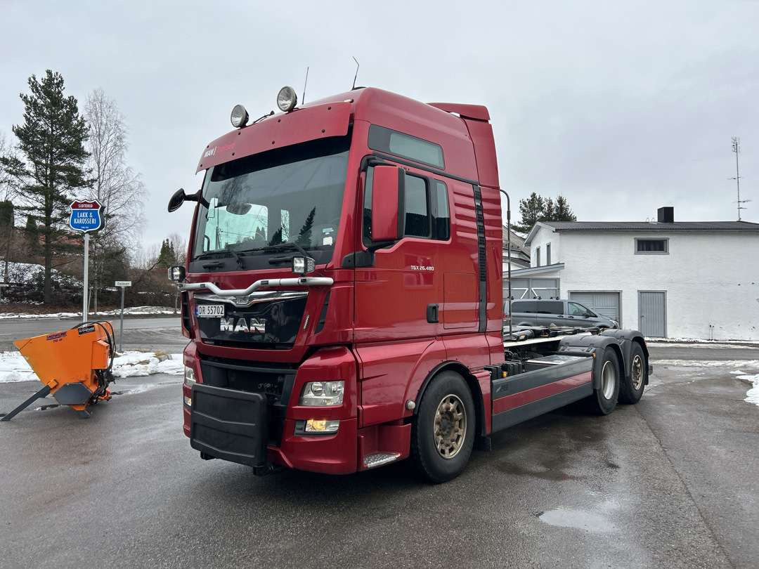 2014 MAN TGX 26.480 Krokbil EU-godkjent Euroklasse 6T - Hook lift truck: picture 1 2014 MAN TGX 26.480 Krokbil EU-godkjent Euroklasse 6T - Hook lift truck: picture 1