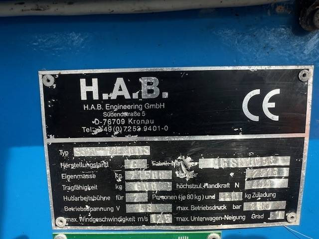 Scissor lift HAB S320-12E4wds: picture 15