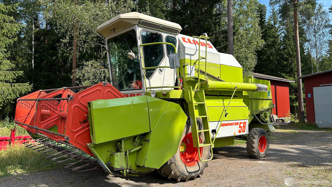 Puimuri Claas Dominator 58, vm. 1987, Pöytyä - Agricultural machinery: picture 1 Puimuri Claas Dominator 58, vm. 1987, Pöytyä - Agricultural machinery: picture 1