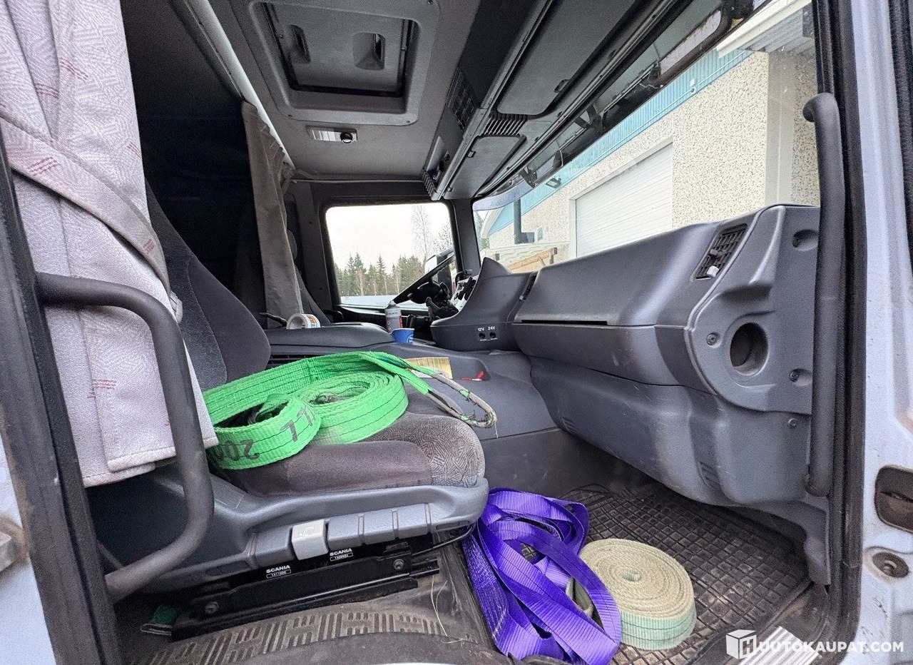 Dropside/ Flatbed truck, Crane truck Scania G94 260 hp, 4x2, with HIAB crane and aluminium-sided flatbed, 2001, Kurikka: picture 16