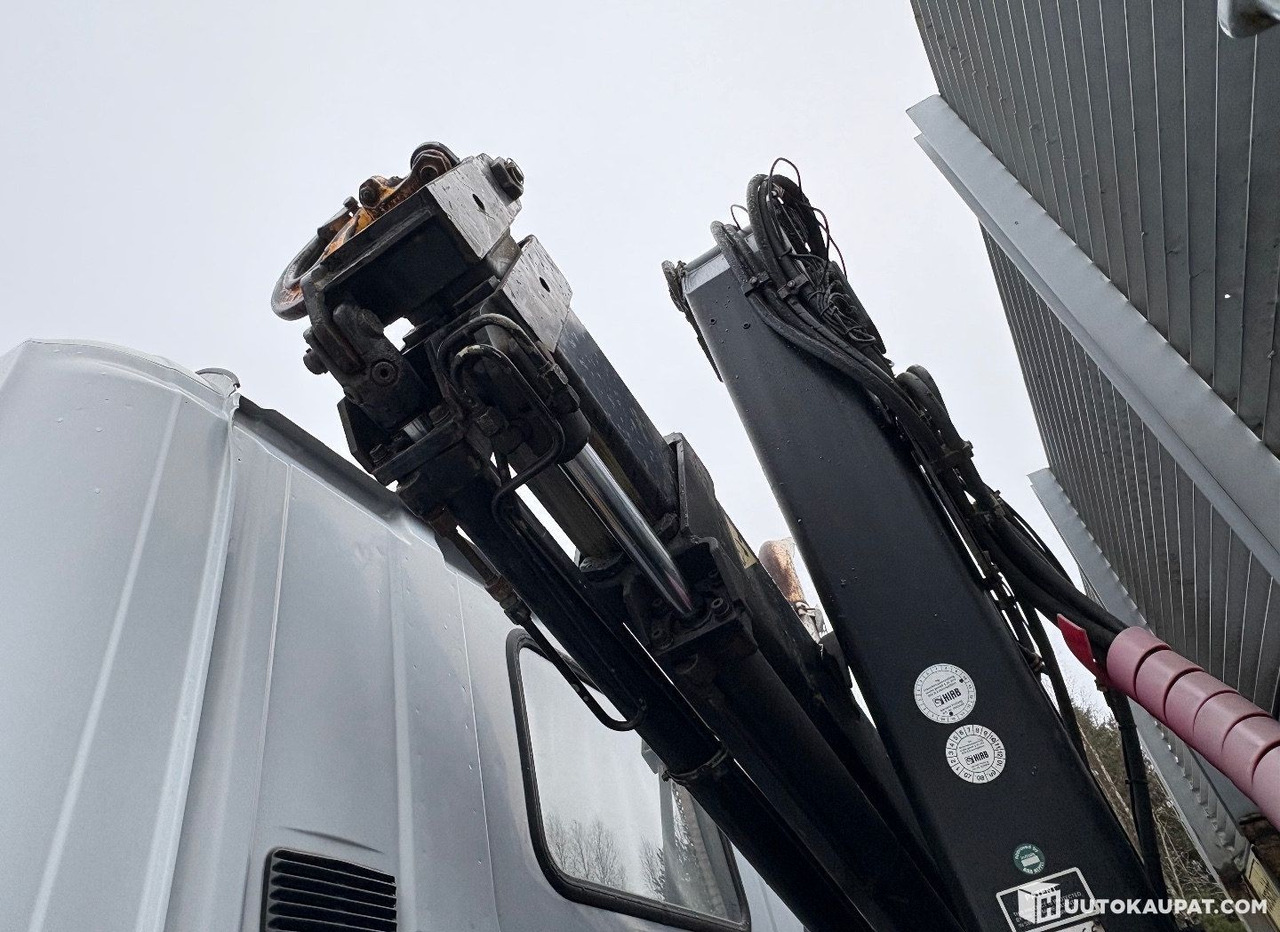 Dropside/ Flatbed truck, Crane truck Scania G94 260 hp, 4x2, with HIAB crane and aluminium-sided flatbed, 2001, Kurikka: picture 12