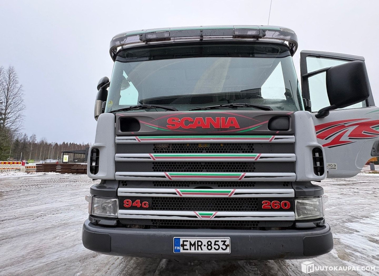 Dropside/ Flatbed truck, Crane truck Scania G94 260 hp, 4x2, with HIAB crane and aluminium-sided flatbed, 2001, Kurikka: picture 15
