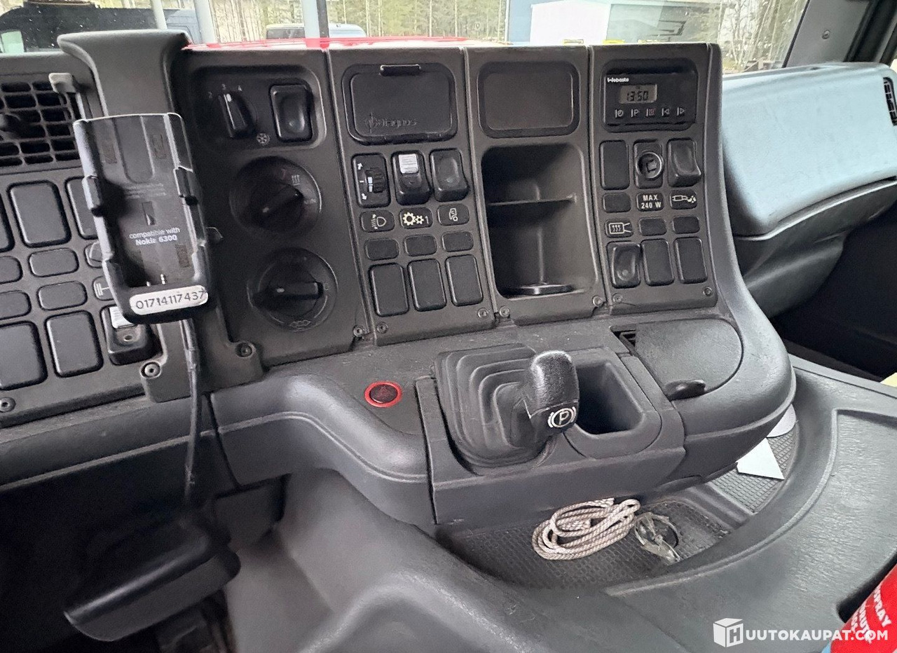 Dropside/ Flatbed truck, Crane truck Scania G94 260 hp, 4x2, with HIAB crane and aluminium-sided flatbed, 2001, Kurikka: picture 22