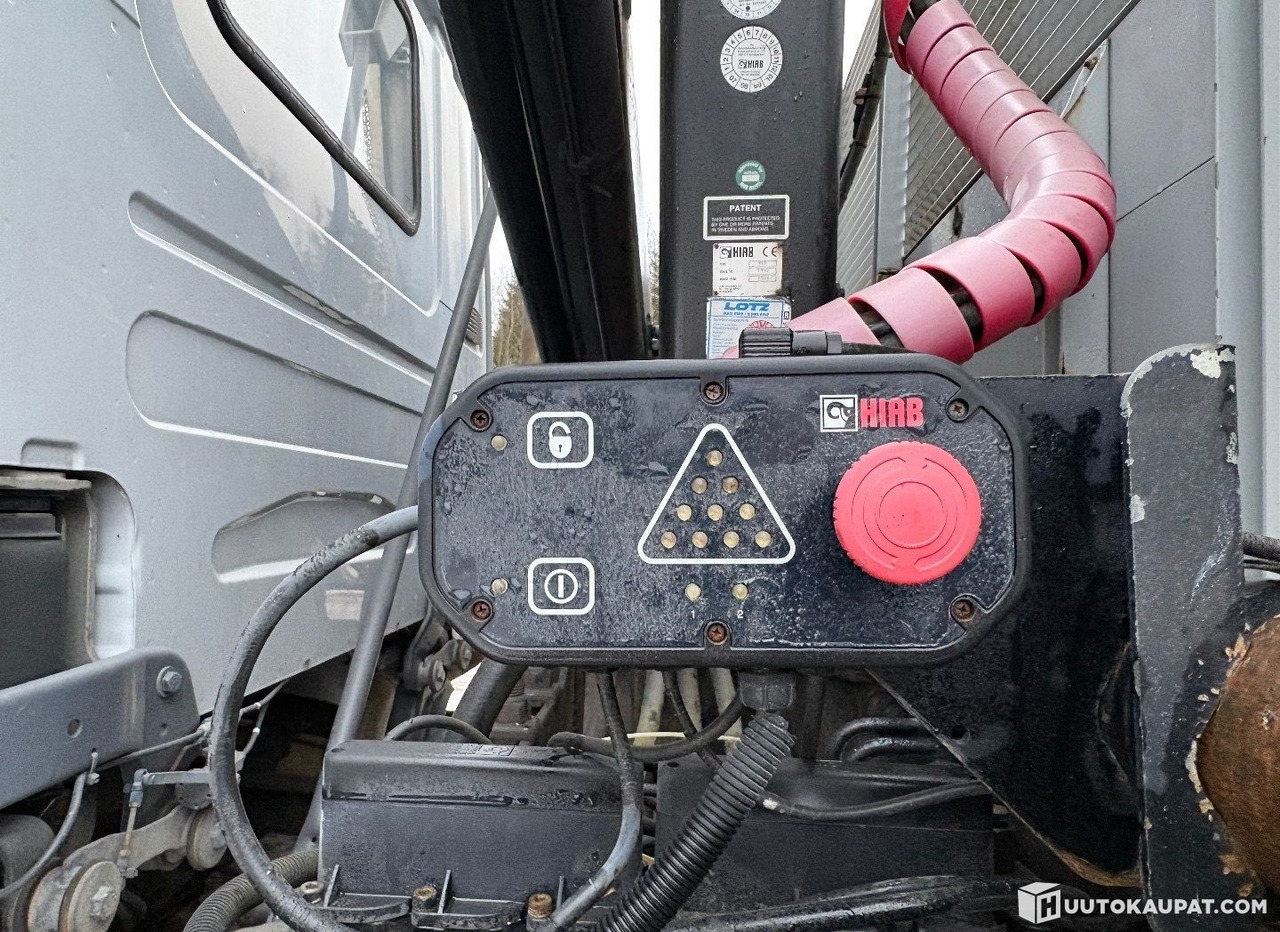 Dropside/ Flatbed truck, Crane truck Scania G94 260 hp, 4x2, with HIAB crane and aluminium-sided flatbed, 2001, Kurikka: picture 7