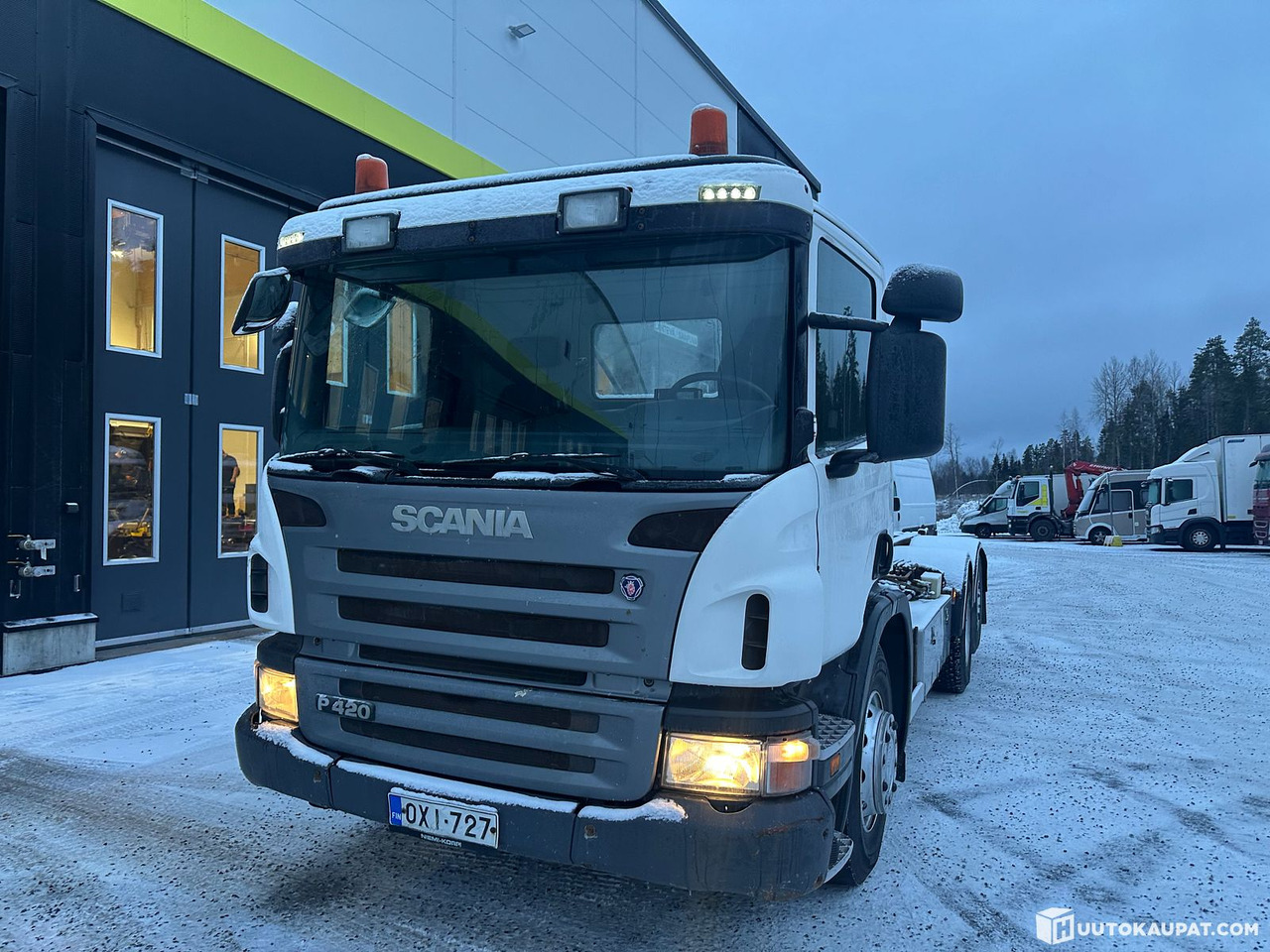 Scania P420, 2006, 1,180,000 km, Pirkkala - Hook lift truck: picture 2 Scania P420, 2006, 1,180,000 km, Pirkkala - Hook lift truck: picture 2