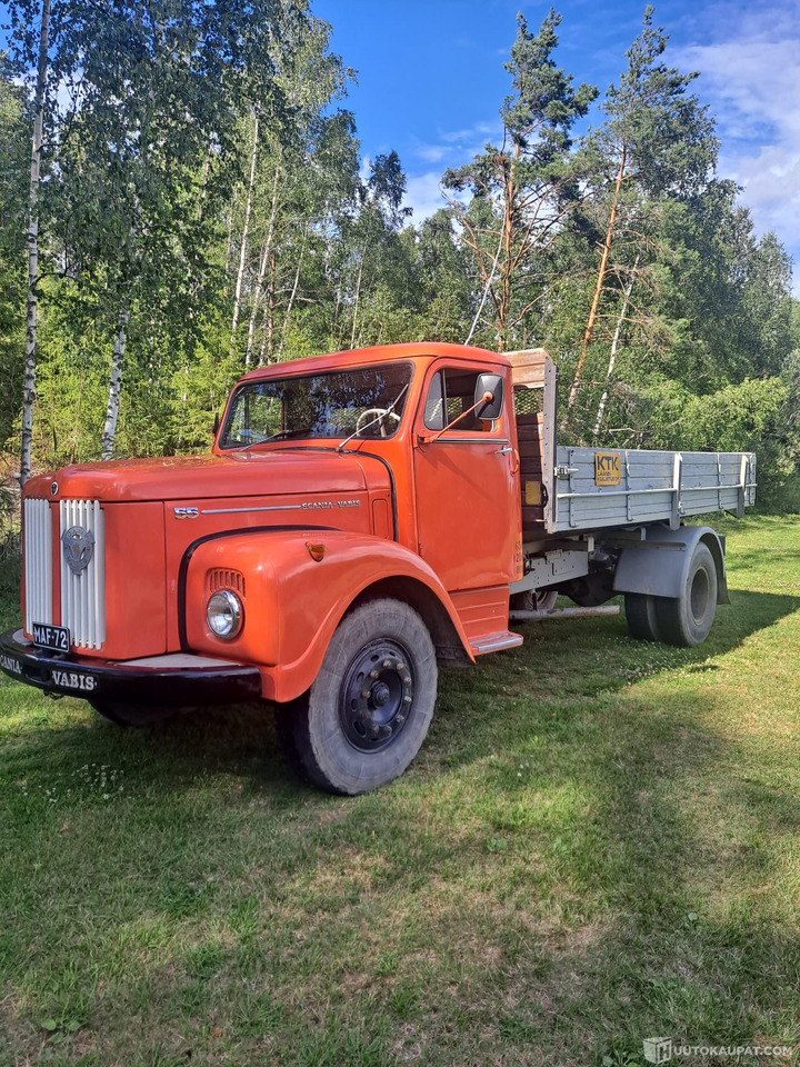Scania Wabis 55 L5546-123/4600-62, kuorma-auto vaijerivaihtolavalaitteilla, leimaa vuoteen 2029, 1962, Rusko - Tipper: picture 1 Scania Wabis 55 L5546-123/4600-62, kuorma-auto vaijerivaihtolavalaitteilla, leimaa vuoteen 2029, 1962, Rusko - Tipper: picture 1