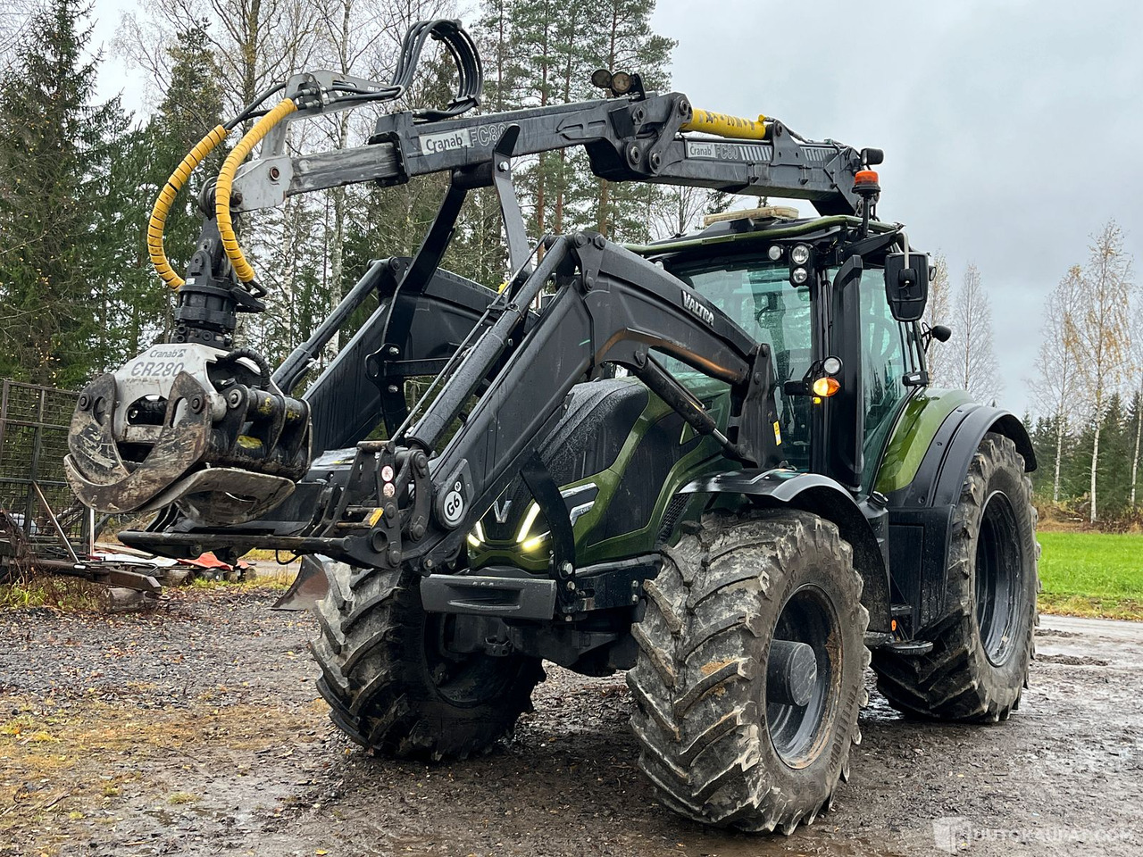 Valtra T 195 Versu ja Cranab vm.2021, Virrat - Farm tractor: picture 1 Valtra T 195 Versu ja Cranab vm.2021, Virrat - Farm tractor: picture 1