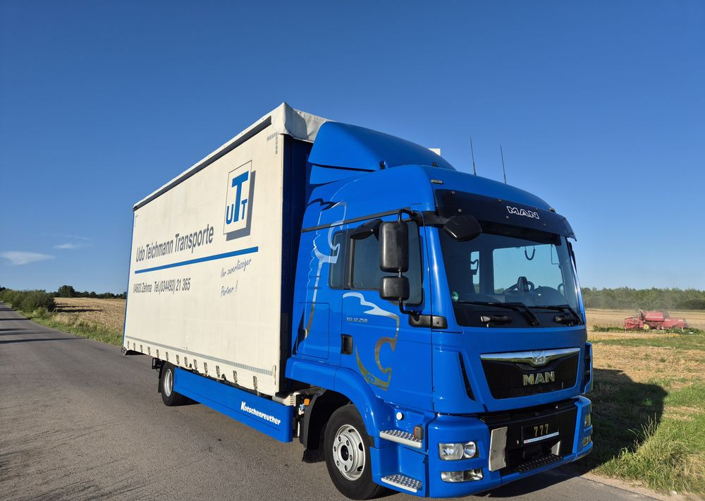 MAN TGL 12.250 cena za ZESTAW TANDEM UNIKAT przebieg z Niemiec MANUAL HAK / EURO 6 / przyczepa zestaw jumbo / opony 80% - Curtainsider truck: picture 3 MAN TGL 12.250 cena za ZESTAW TANDEM UNIKAT przebieg z Niemiec MANUAL HAK / EURO 6 / przyczepa zestaw jumbo / opony 80% - Curtainsider truck: picture 3