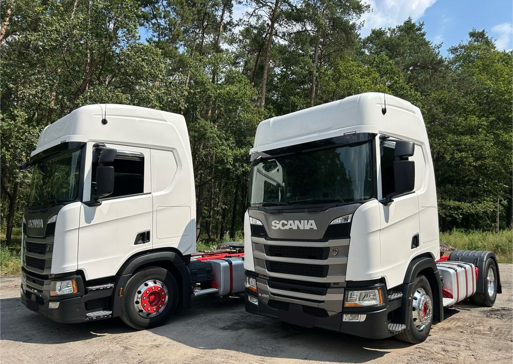 Scania R450 NAUKA JAZDY RETARDER STANDARD 7300kg / DOBRA POD WYWROTKĘ / KLIMA POSTOJOWA z Niemiec HYDRAULIKA - Tractor unit: picture 1 Scania R450 NAUKA JAZDY RETARDER STANDARD 7300kg / DOBRA POD WYWROTKĘ / KLIMA POSTOJOWA z Niemiec HYDRAULIKA - Tractor unit: picture 1