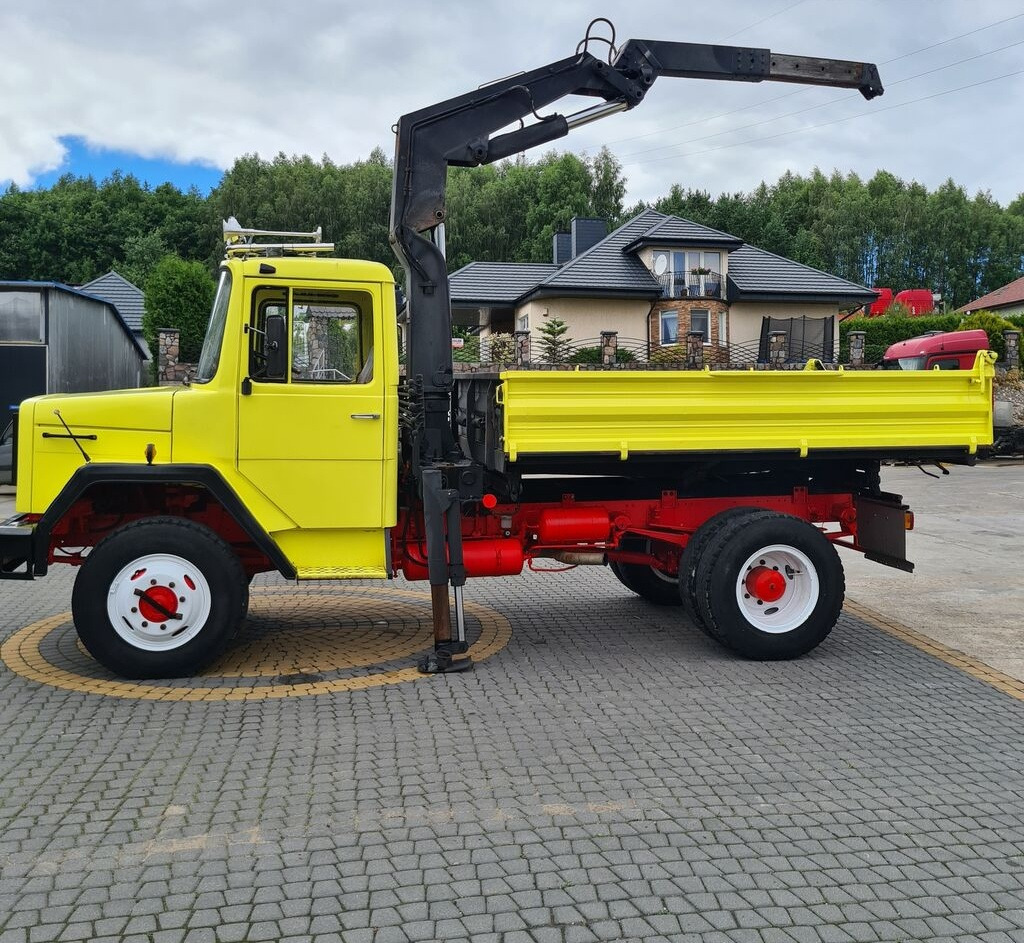 Tipper, Crane truck IVECO MAGIRUS STRALIS kiper 4x4 + HDS: picture 7