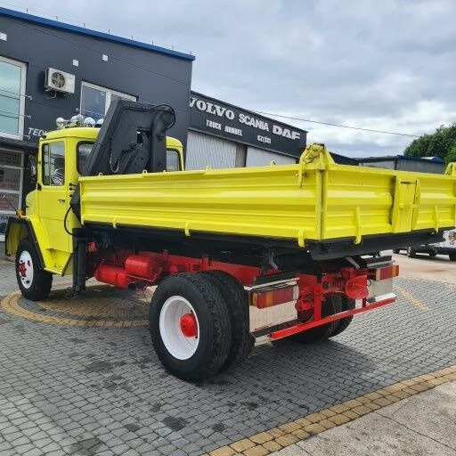 Tipper, Crane truck IVECO MAGIRUS STRALIS kiper 4x4 + HDS: picture 6