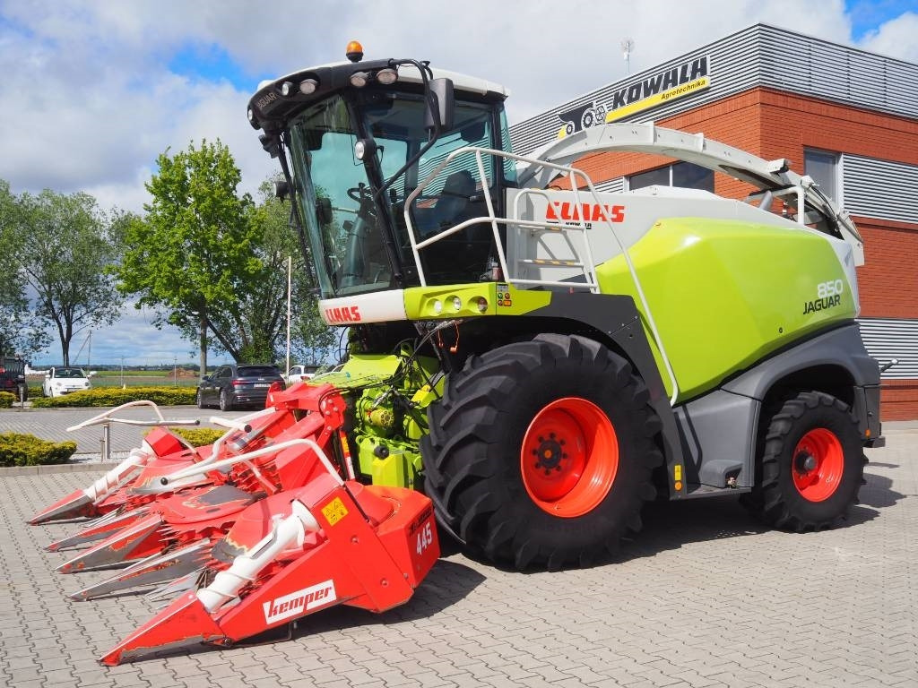 Claas Jaguar 850 + Kemper 445 - Forage harvester: picture 5 Claas Jaguar 850 + Kemper 445 - Forage harvester: picture 5