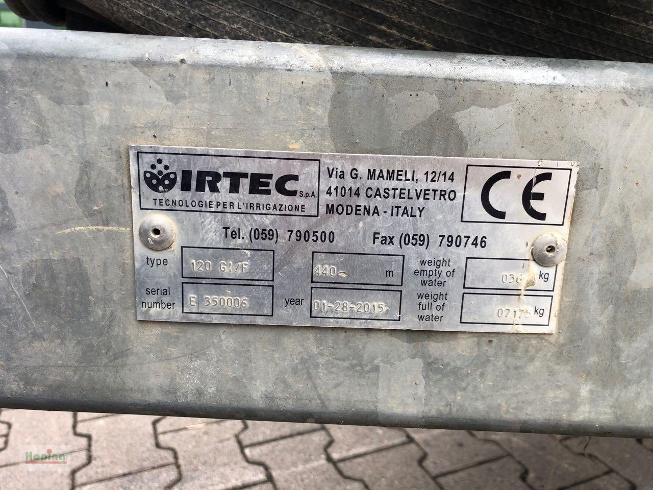 Irtec 120 G1/F - Irrigation system: picture 4 Irtec 120 G1/F - Irrigation system: picture 4