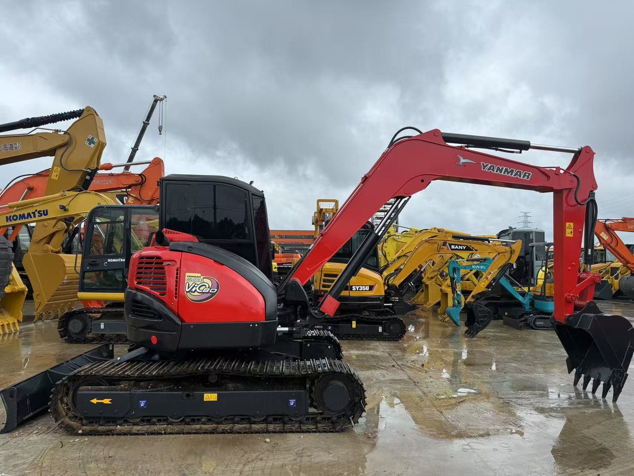 Yanmar Vio80 - Mini excavator: picture 4 Yanmar Vio80 - Mini excavator: picture 4