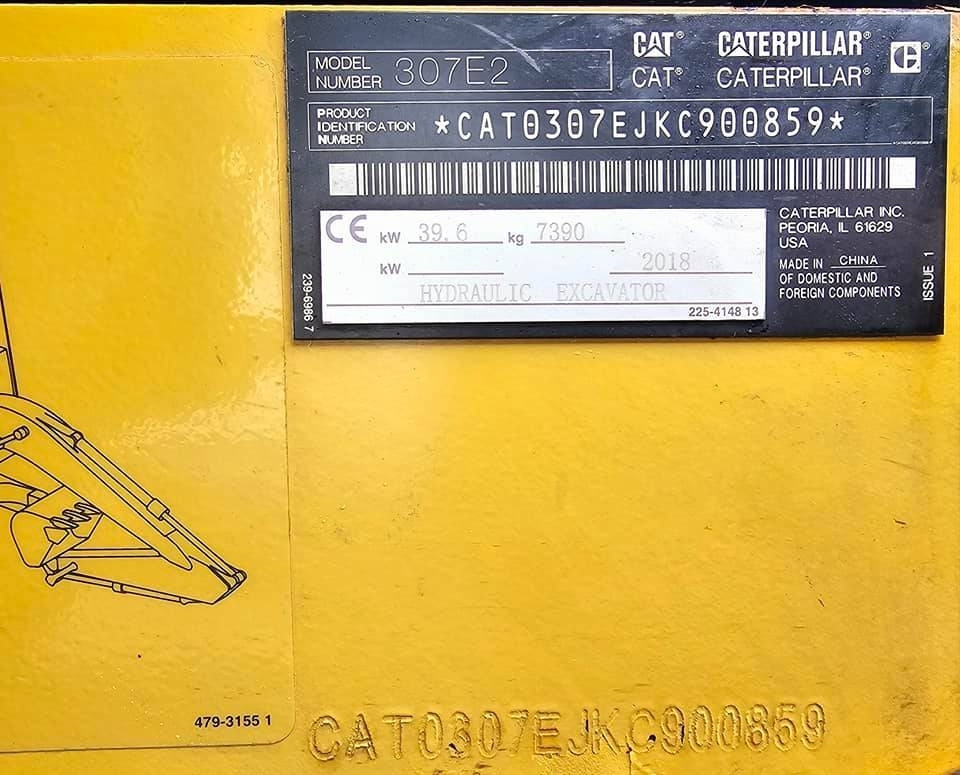 Crawler excavator CAT 307 E2: picture 43