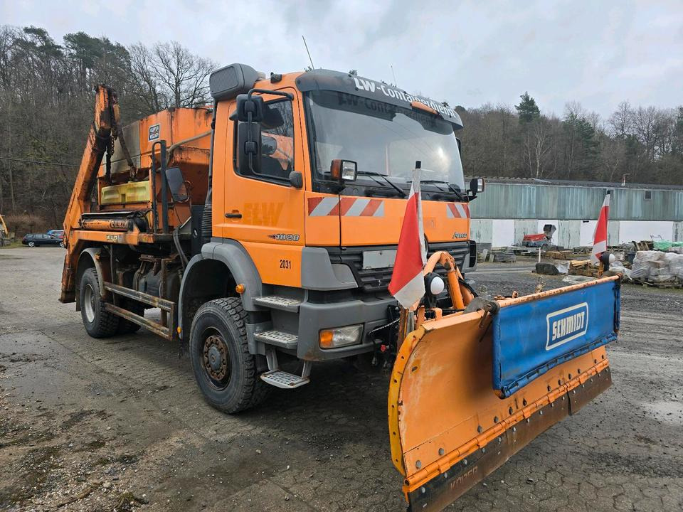 Mercedes-Benz Atego 1828 AK Absetzkipper Meiller Schmidt Schneepflug Küpper-Weisser Salzstreuer Allrad - Snow removal vehicle: picture 4 Mercedes-Benz Atego 1828 AK Absetzkipper Meiller Schmidt Schneepflug Küpper-Weisser Salzstreuer Allrad - Snow removal vehicle: picture 4