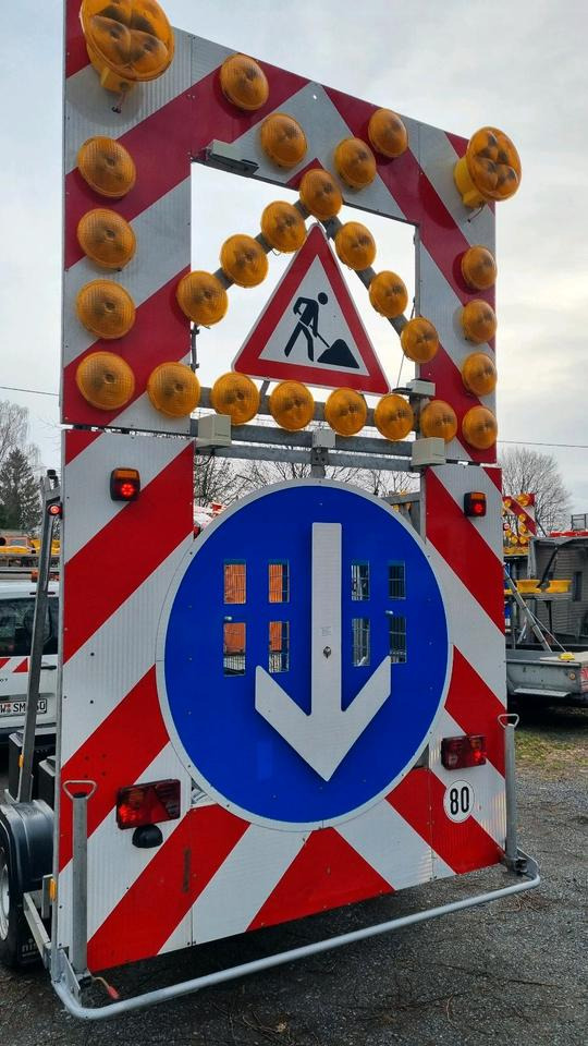 Trailer Nissen LED Absperrtafel ABIS Dora Fat Fahrbare Verkehrsleittafel Verkehrsleitanhänger Verkehrssicherungsanhänger Leitanhänger Sperrwand: picture 11