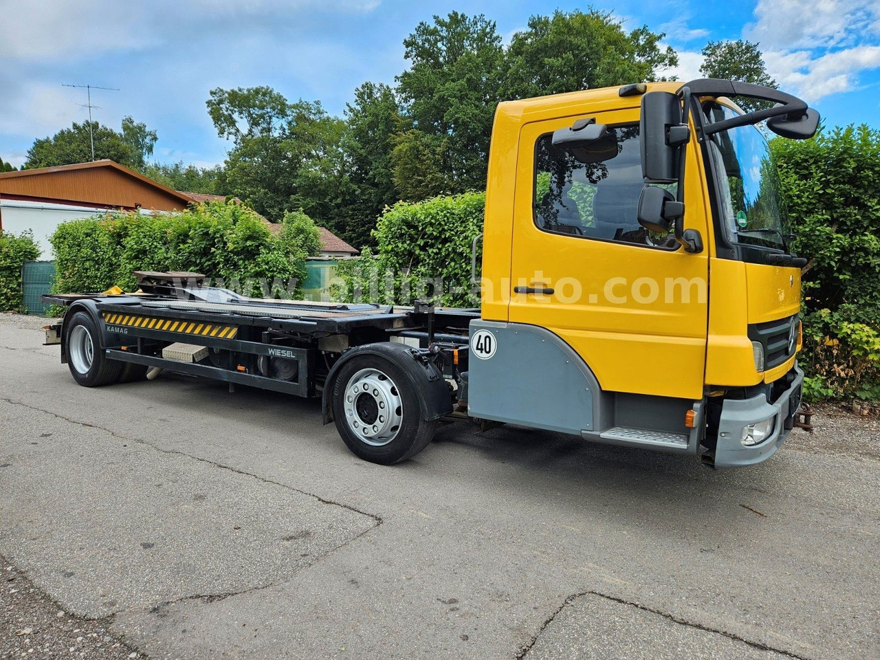 Mercedes-Benz Kamag * WBH 25 * Wiesel * Umsetzer * Sattelkupp. - Container transporter/ Swap body truck: picture 3 Mercedes-Benz Kamag * WBH 25 * Wiesel * Umsetzer * Sattelkupp. - Container transporter/ Swap body truck: picture 3