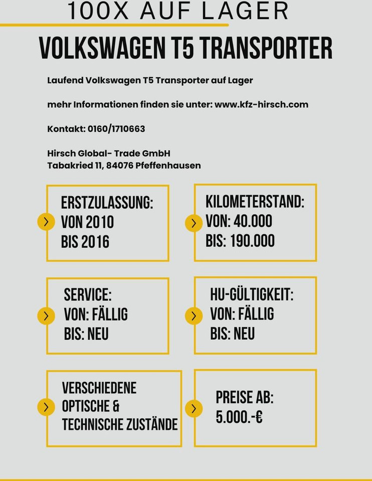Volkswagen T5 Transporter 2.0TDI EU5*2xSchiebetüre*1.Hand* - Van: picture 3 Volkswagen T5 Transporter 2.0TDI EU5*2xSchiebetüre*1.Hand* - Van: picture 3