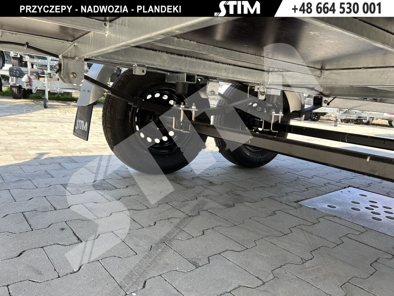 New Car trailer Stim S12-075/3415R + przednia burta otwierana + wzmocnienia ramy: picture 10