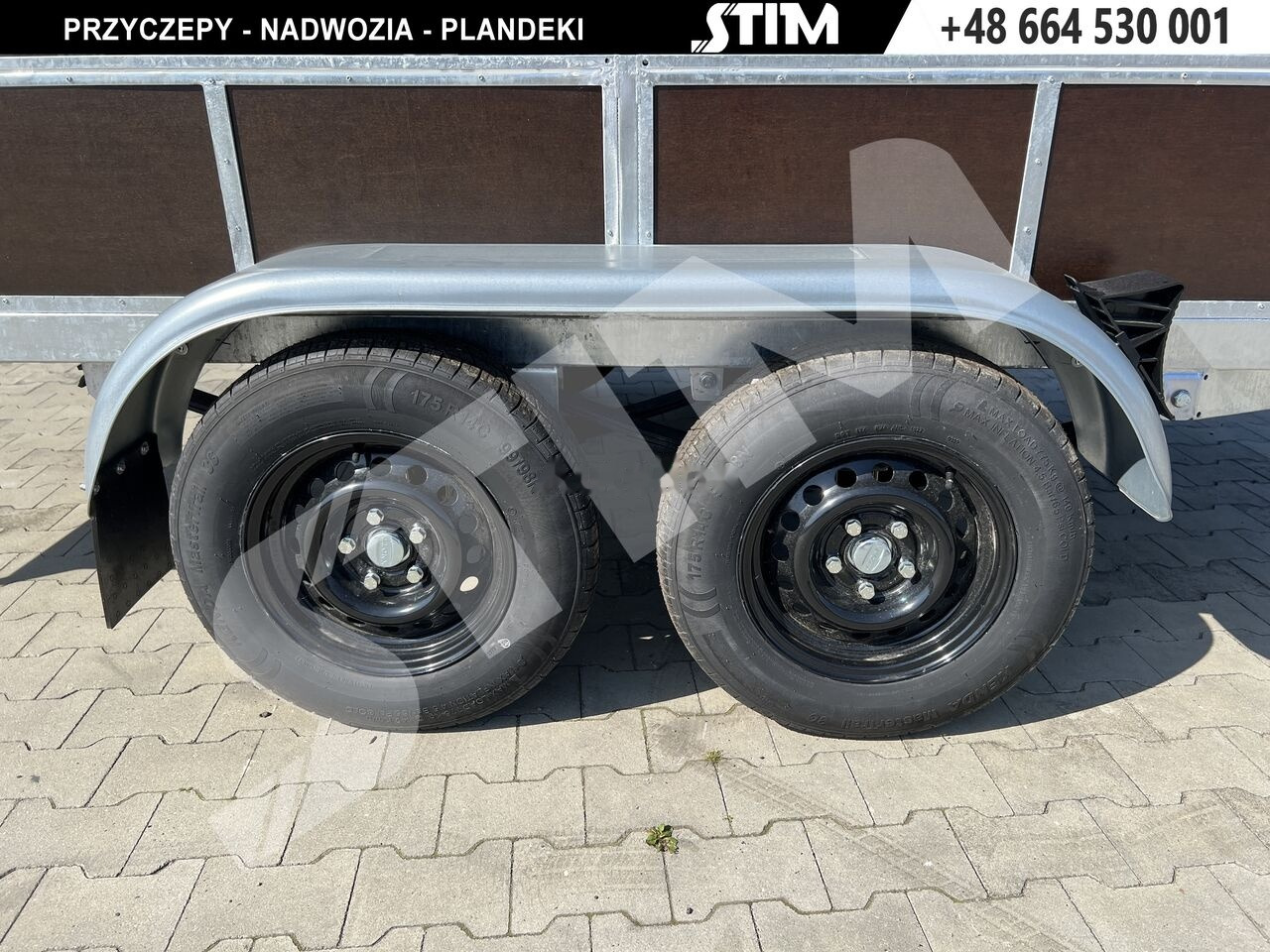 New Car trailer Stim S12-075/3415R + przednia burta otwierana + wzmocnienia ramy: picture 8