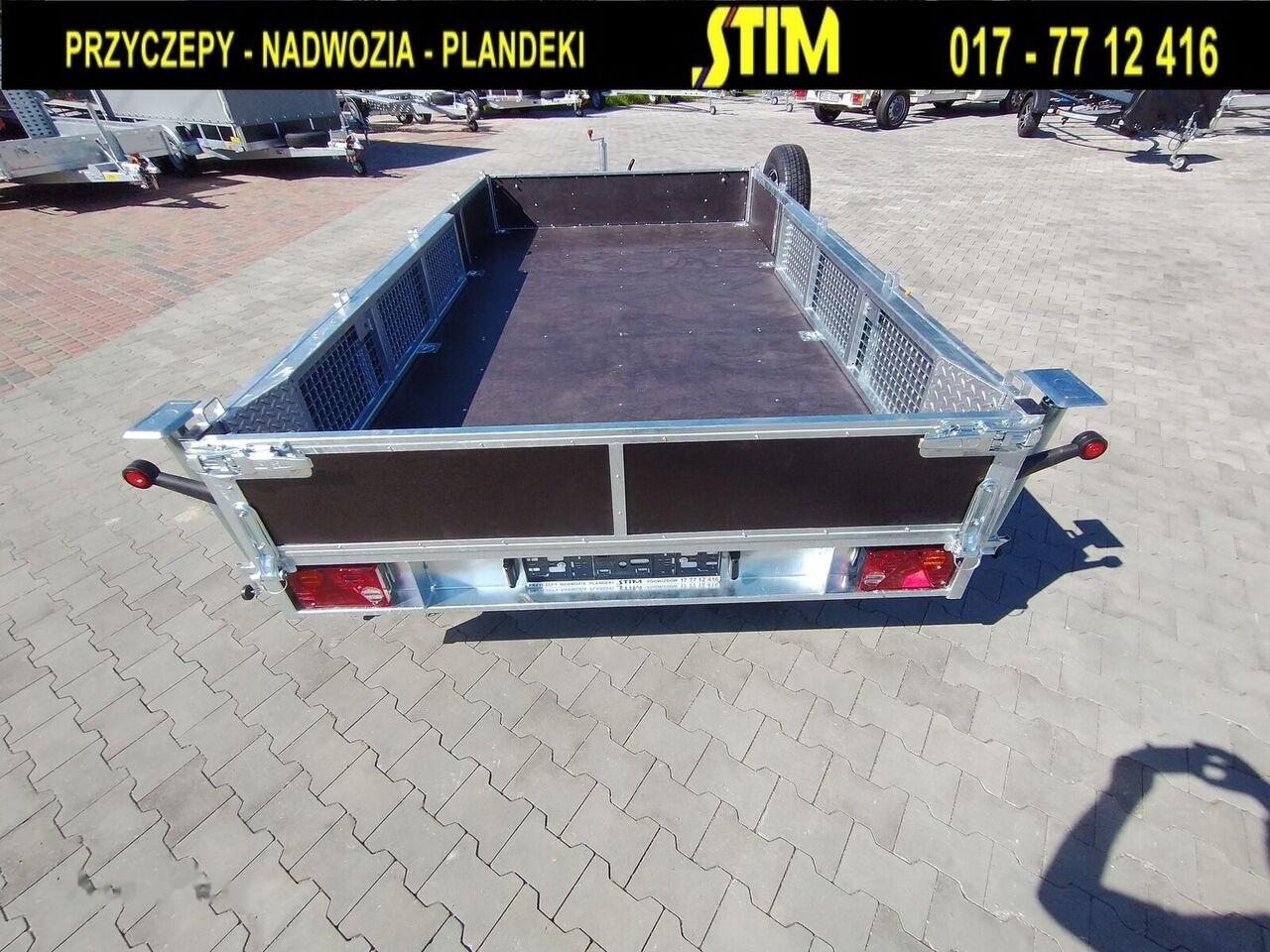 Stim S22, przyczepa do przewozu sprzętu budowlanego - Plant trailer: picture 2 Stim S22, przyczepa do przewozu sprzętu budowlanego - Plant trailer: picture 2