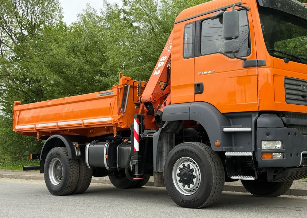 MAN * MAN 18 480 * KIPER WYWROTKA * 4x4 * HDS ATLAS 85* STAN BARDZO DOBRY * Sprowadzony - Tipper: picture 5 MAN * MAN 18 480 * KIPER WYWROTKA * 4x4 * HDS ATLAS 85* STAN BARDZO DOBRY * Sprowadzony - Tipper: picture 5